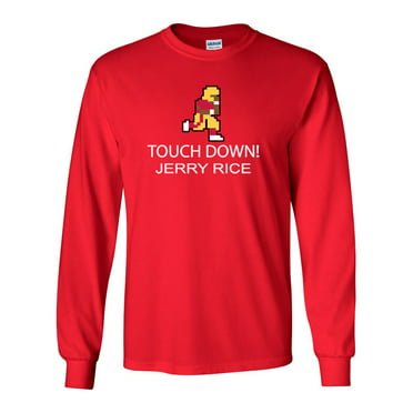 TIE DYE Jerry Rice "Tecmo Touchdown" jersey T-shirt 